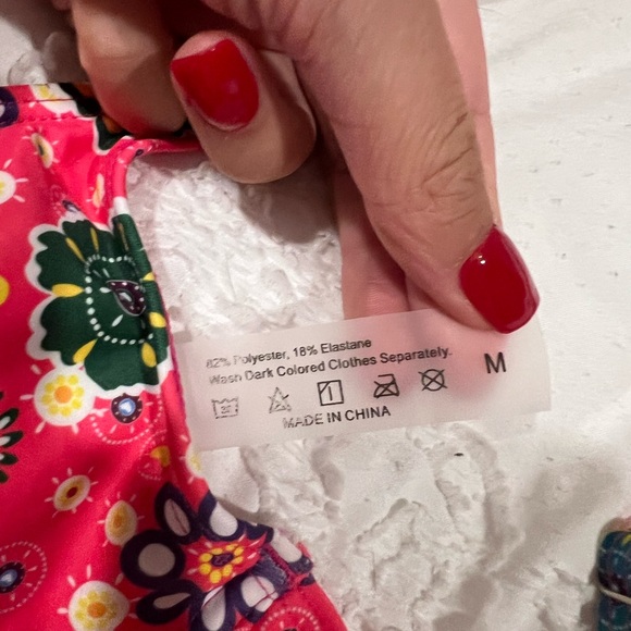 Retro Floral Bikini - Picture 3 of 3